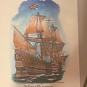 Mayflower Descendant print 16/500